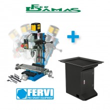 TRAPANO - FRESA DA BANCO AD INGRANAGGI + BANCO ART. KIT0195